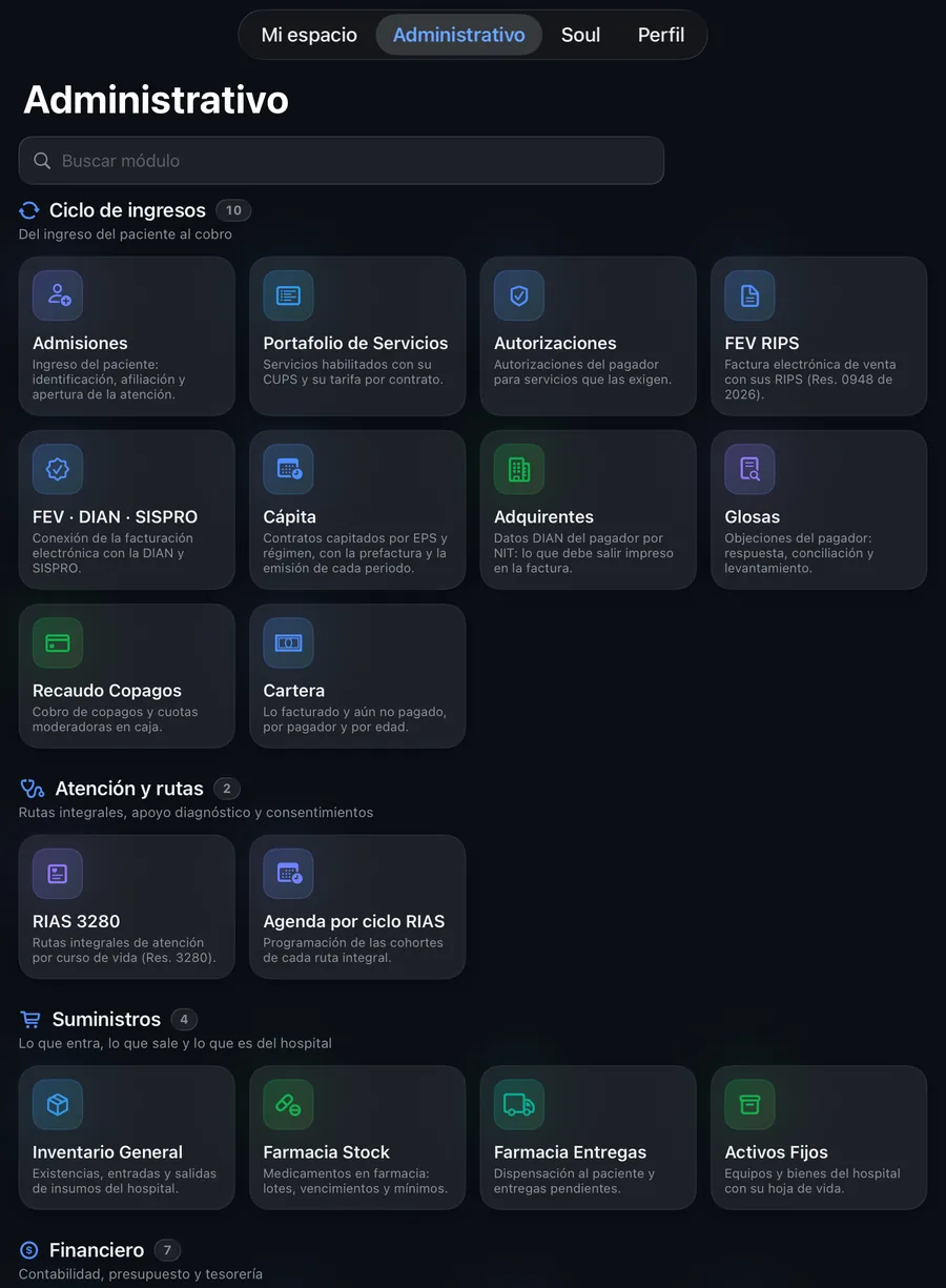 Laniakea HIS en iPad